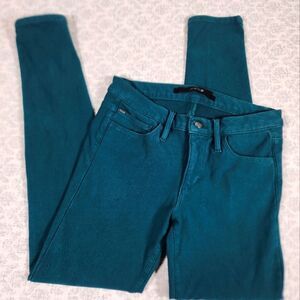 Joe's Jeans Blue Green Stretch Skinny Jeans Size 27